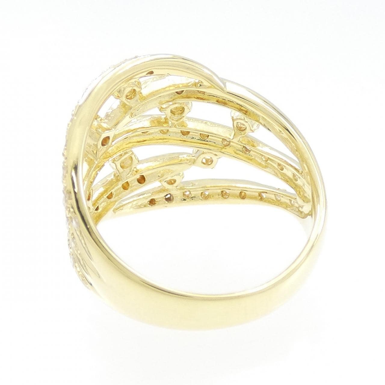 K18YG ダイヤモンド リング 0.60CT