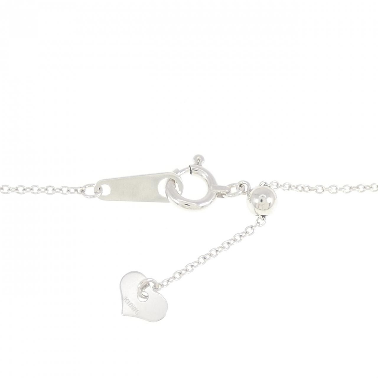 K18WG ダイヤモンド ネックレス 0.21CT
