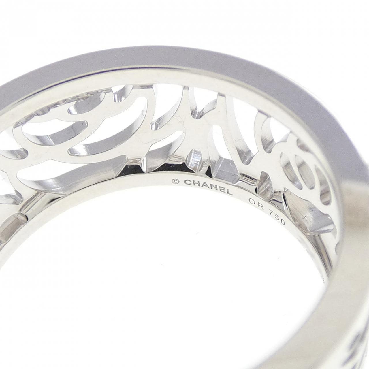 シャネル カメリア ミディアム リング