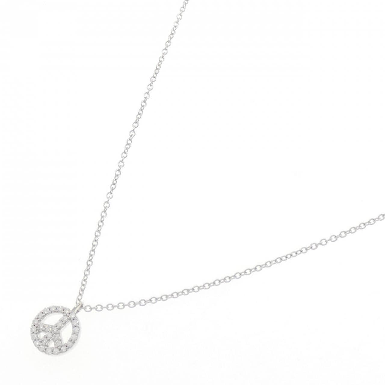 ティファニー メトロ ピースサイン ミニ ネックレス