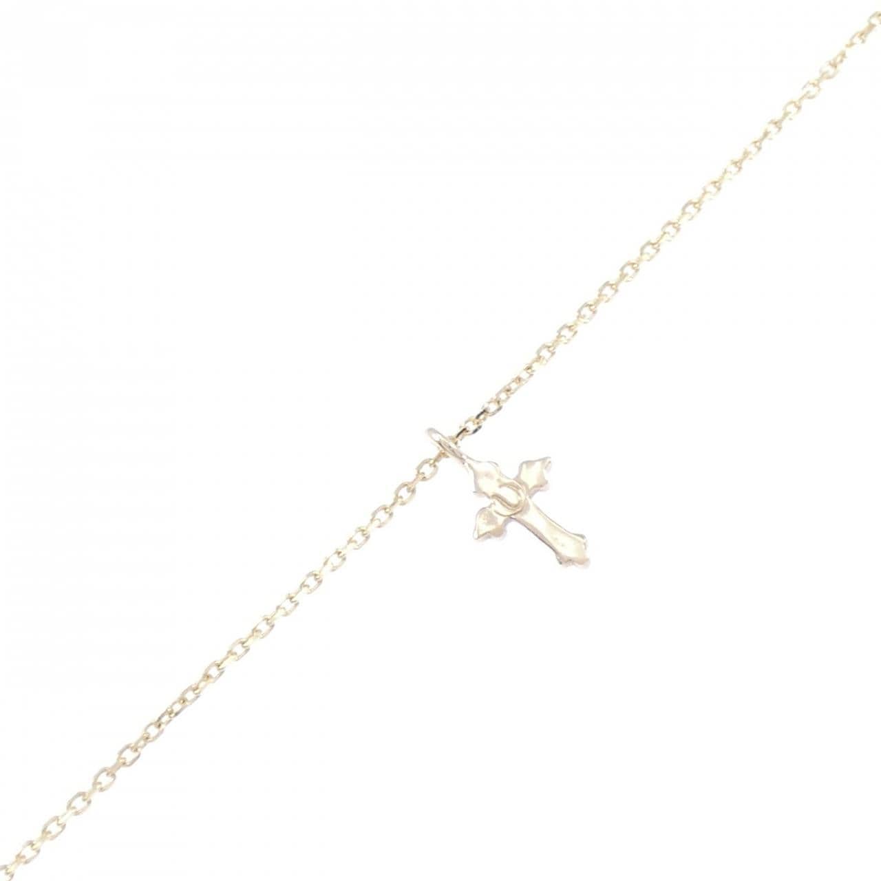 K10YG クロス ダイヤモンド ブレスレット