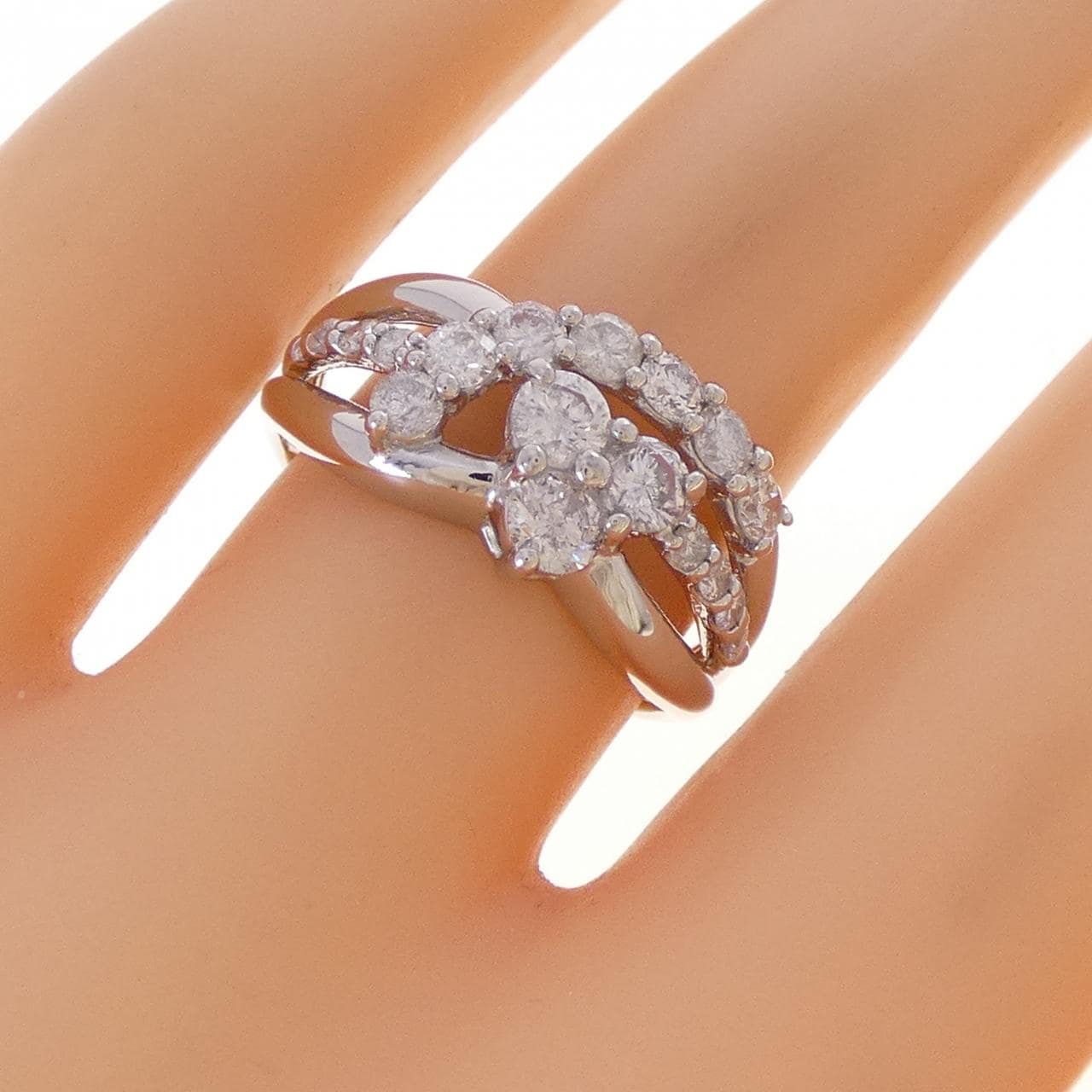 PT900 ダイヤモンド リング 1.00CT
