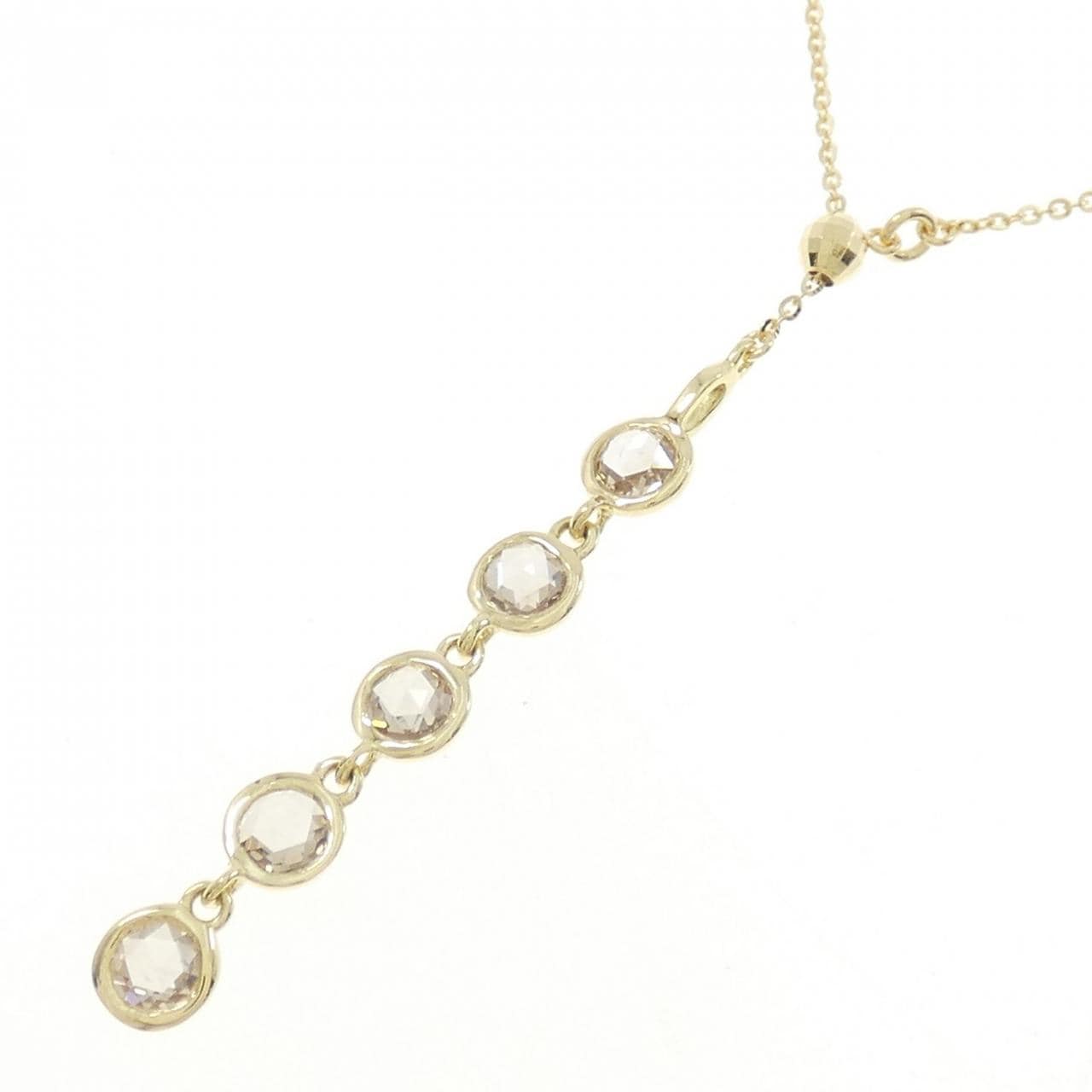 K18YG ダイヤモンド ネックレス 0.40CT