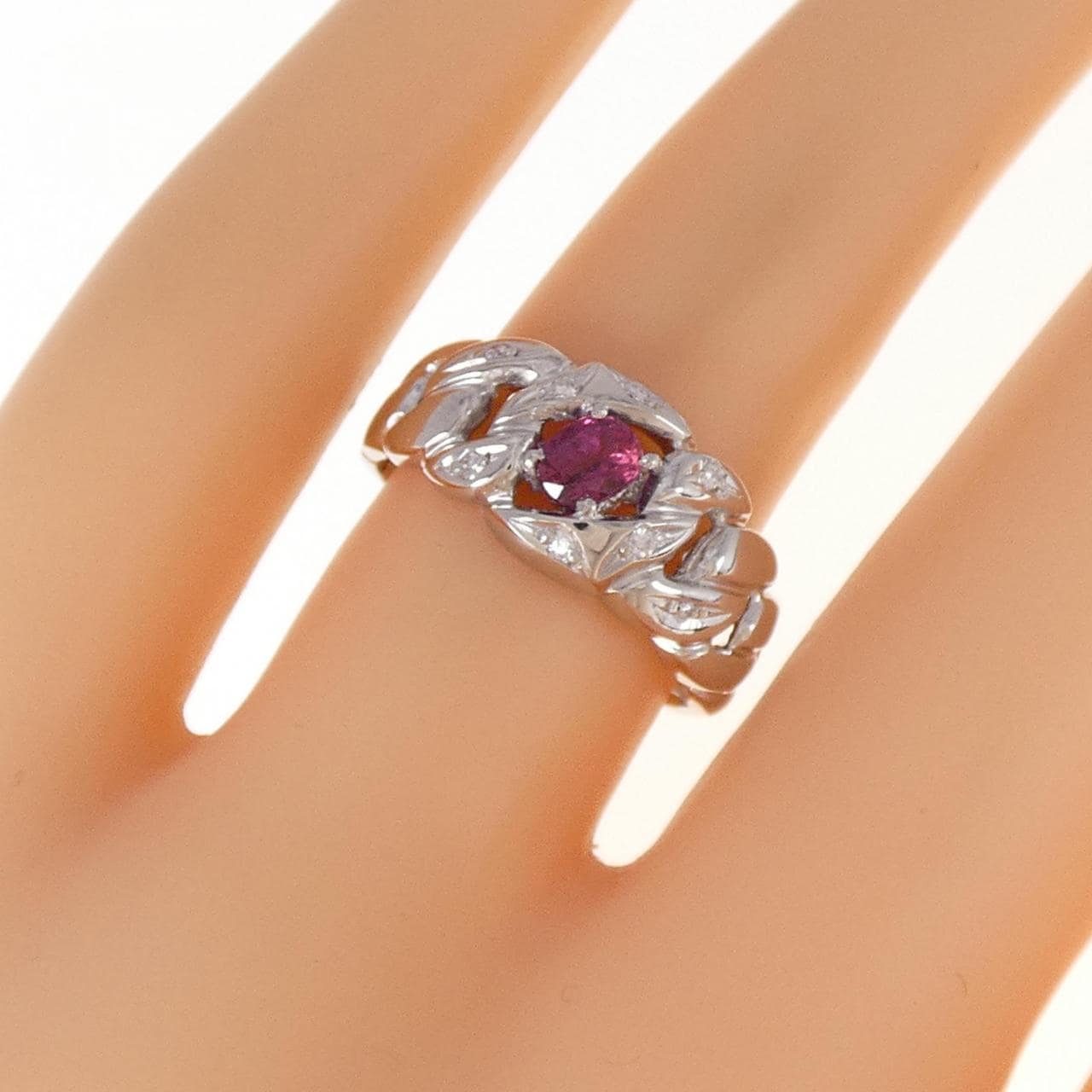 PT ルビー リング 0.31CT