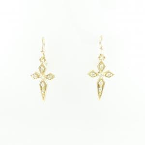 K18YG ダイヤモンド ピアス 0.12CT