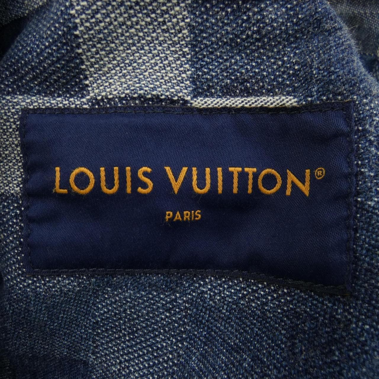 ルイヴィトン LOUIS VUITTON ダミエクラシックデニムジャケット HQA76WGCO デニムジャケット