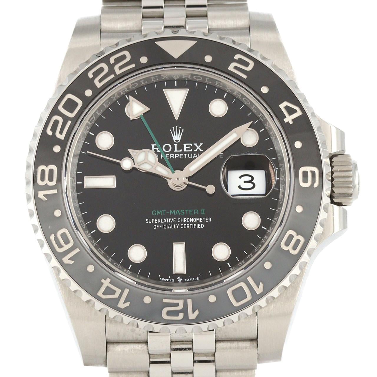 ロレックス GMTマスターⅡ 126710GRNR･5 SS 自動巻 ランダム番