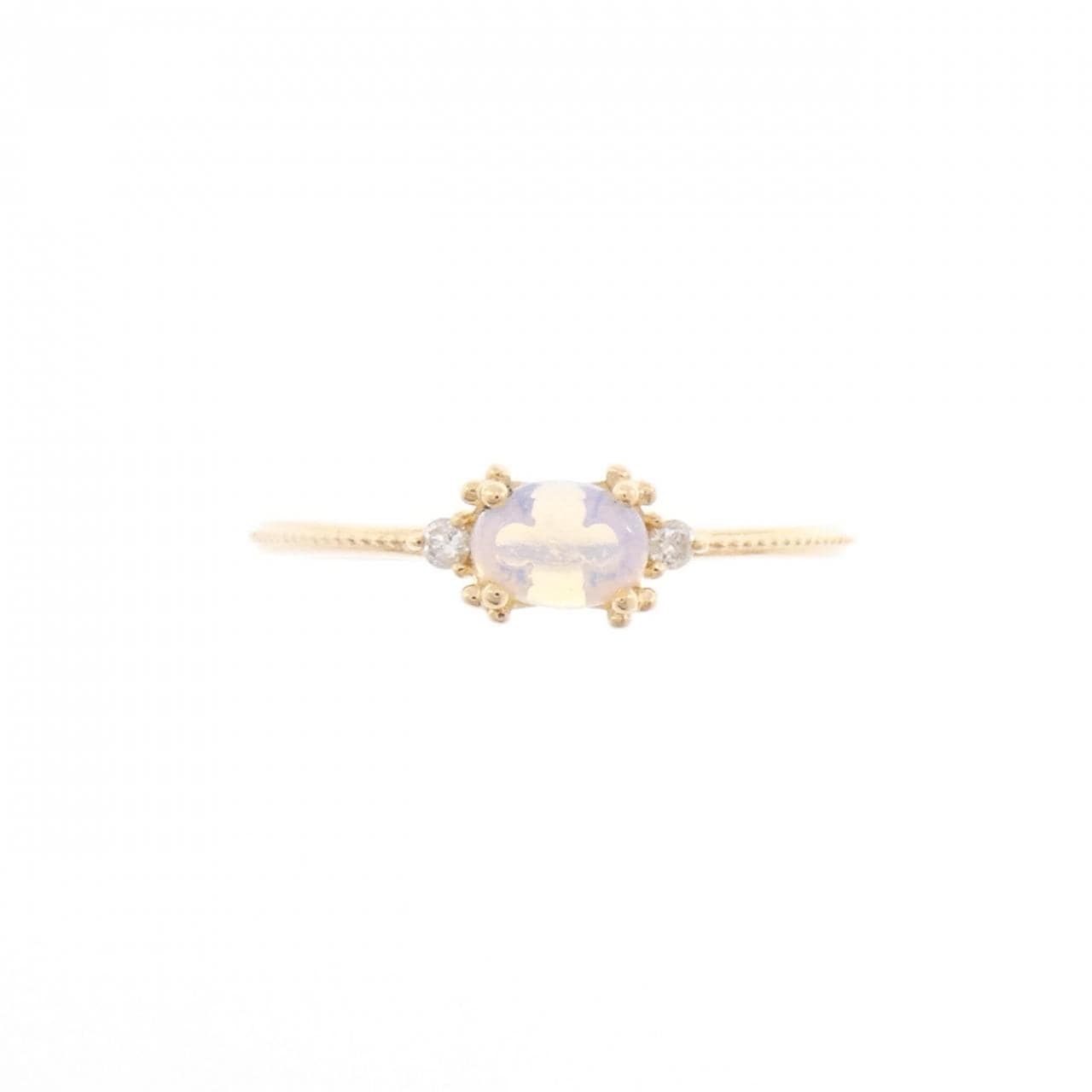 アガット オパール ピンキーリング