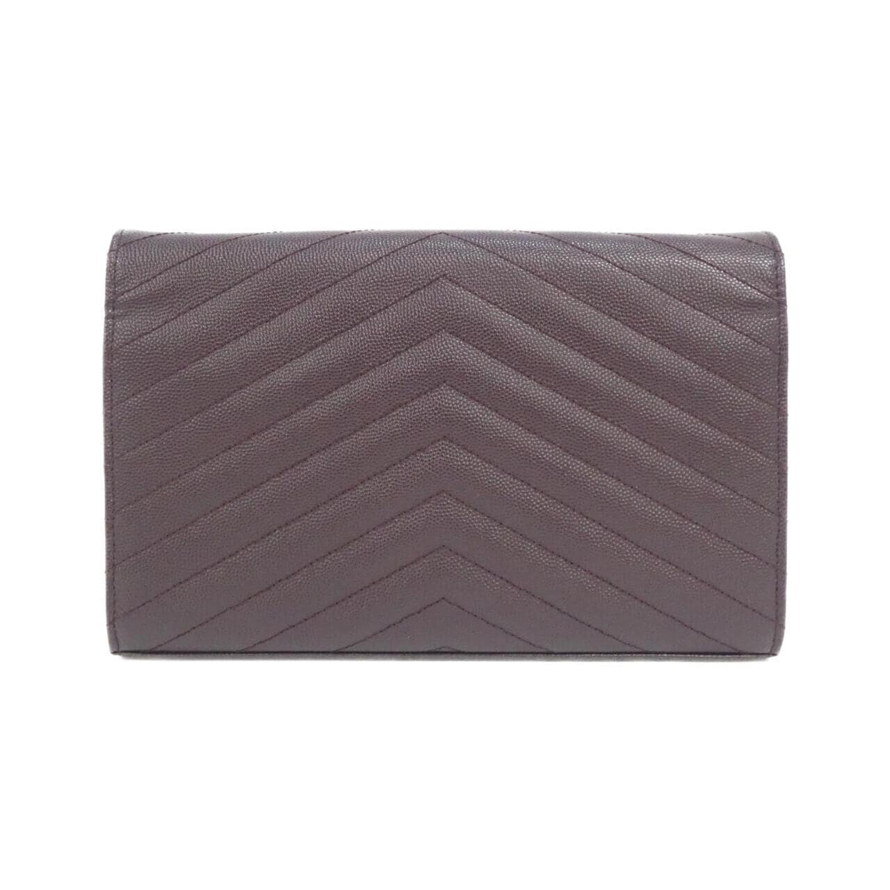 サンローラン CASSANDRA CLASSIC CHAIN WALLET 377828 BOW01 チェーンウォレット
