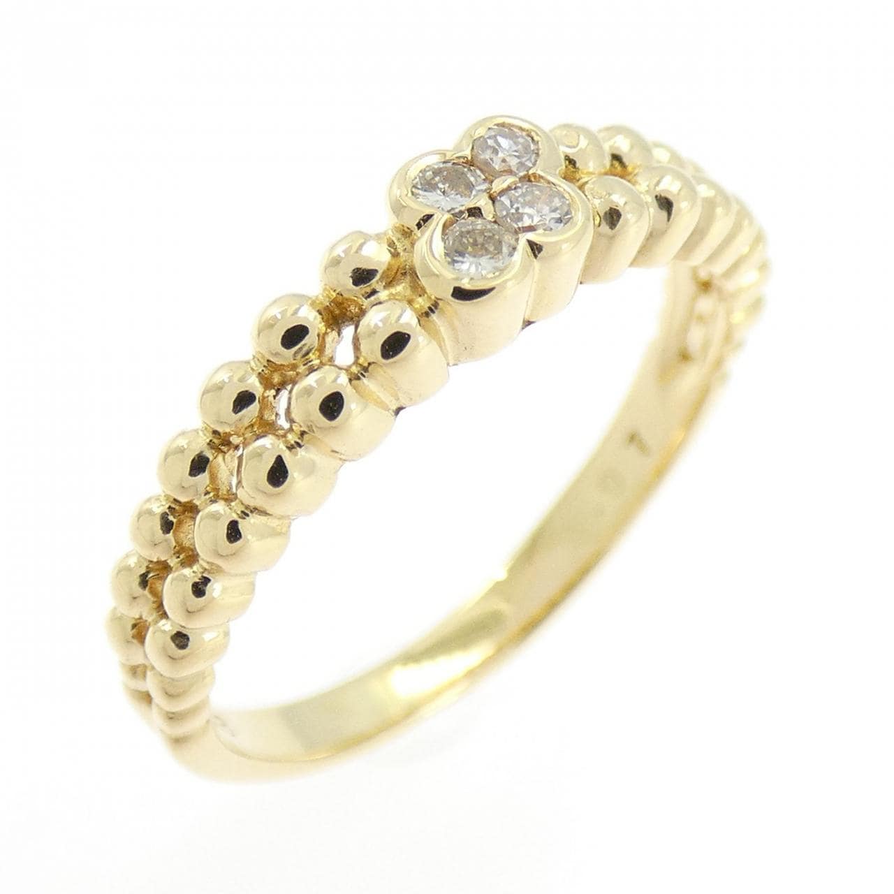 K18YG ダイヤモンド リング 0.07CT