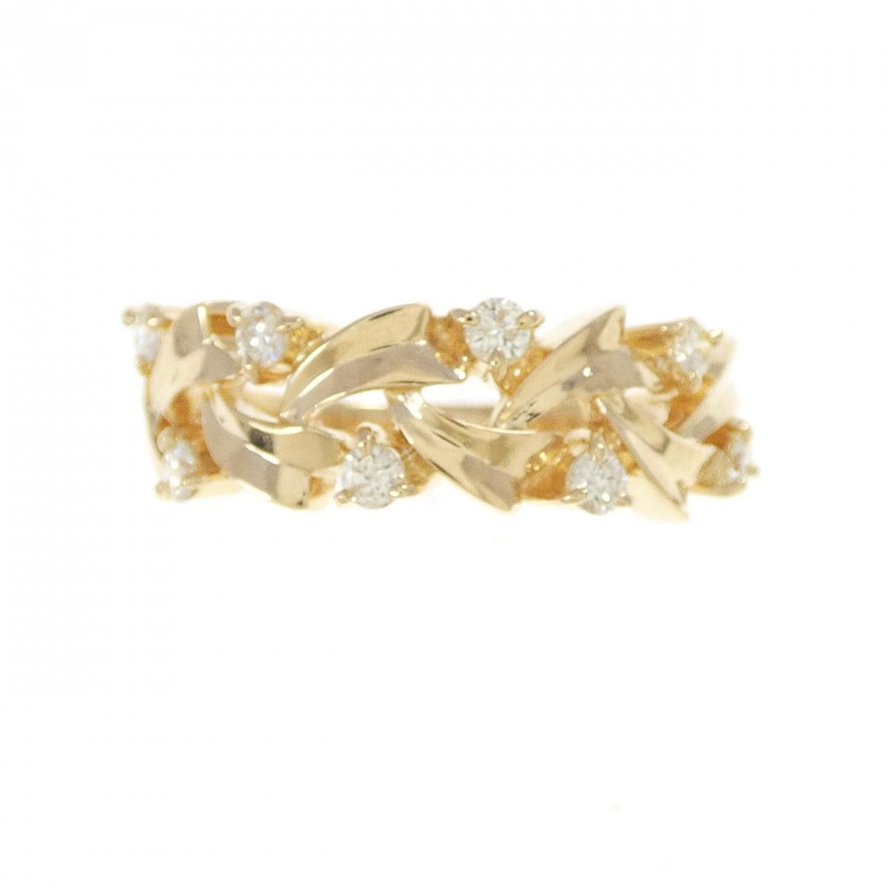 K18YG ダイヤモンド リング 0.21CT