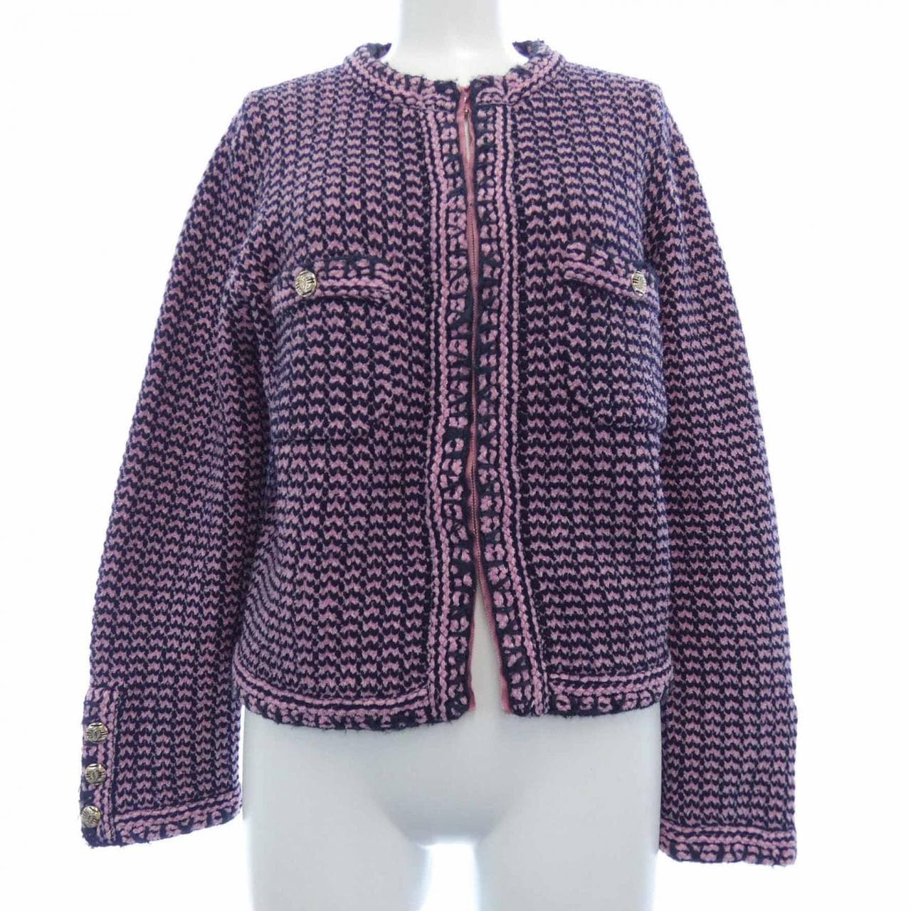 シャネル CHANEL ノーカラージャケット