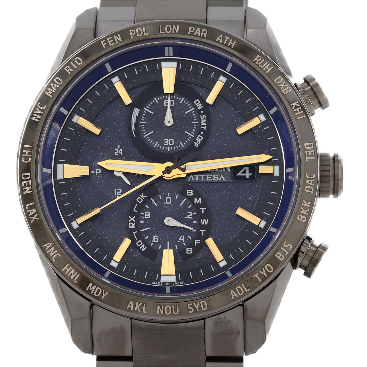 [BRAND NEW] CITIZEN Attesa Radio-Controlled Watch H800-A1CN20L/AT8289-67E TI Solar Quartz