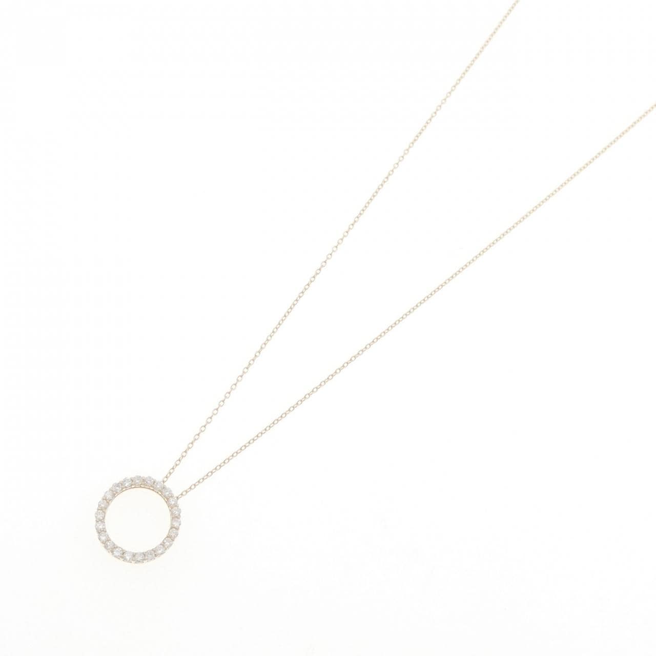 【リメイク】K10YG ダイヤモンド ネックレス 0.30CT