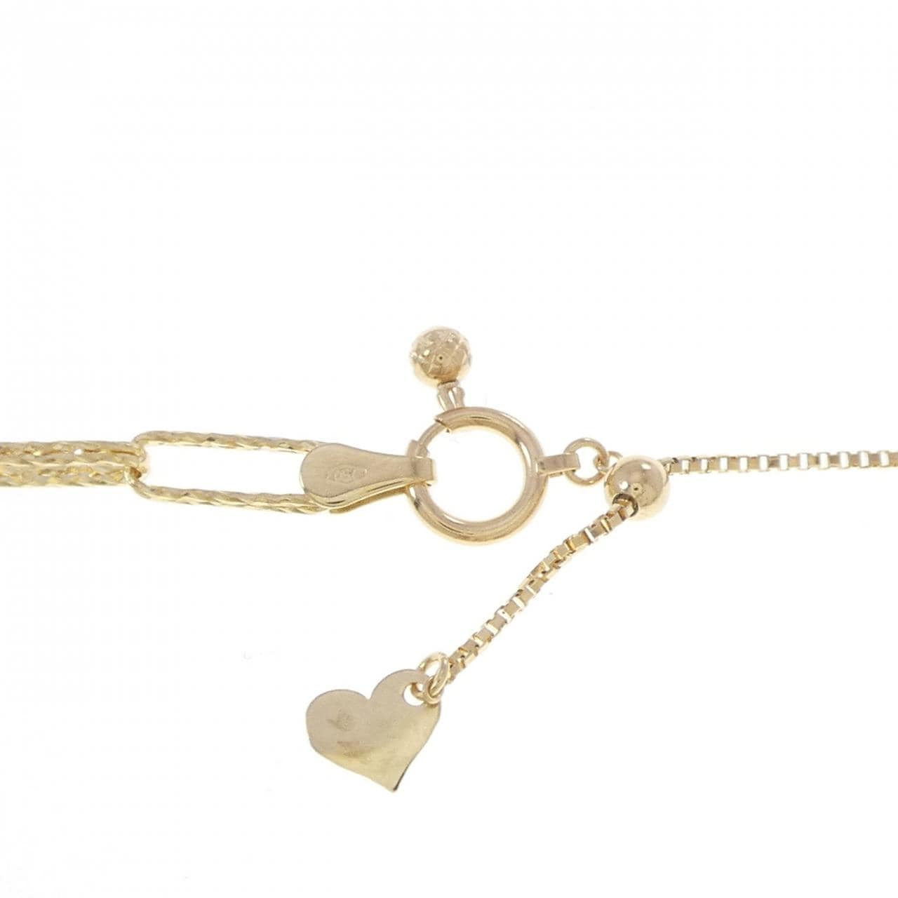 K18スリーカラー ネックレス