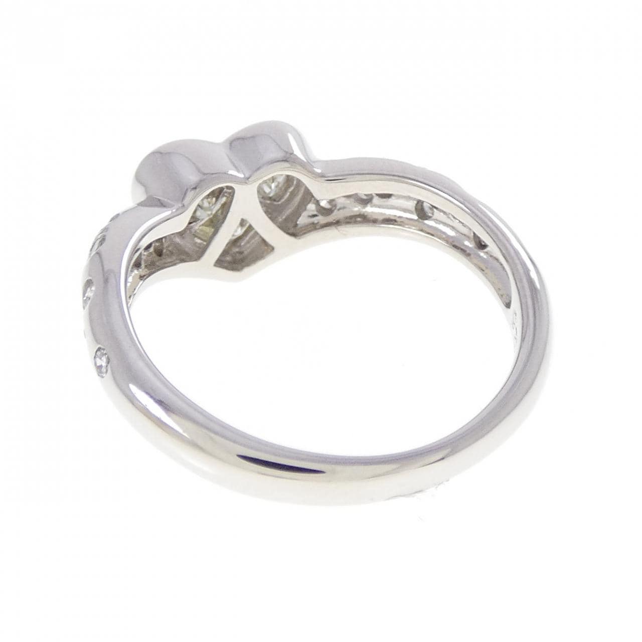 PT900 ハート ダイヤモンド リング 0.626CT