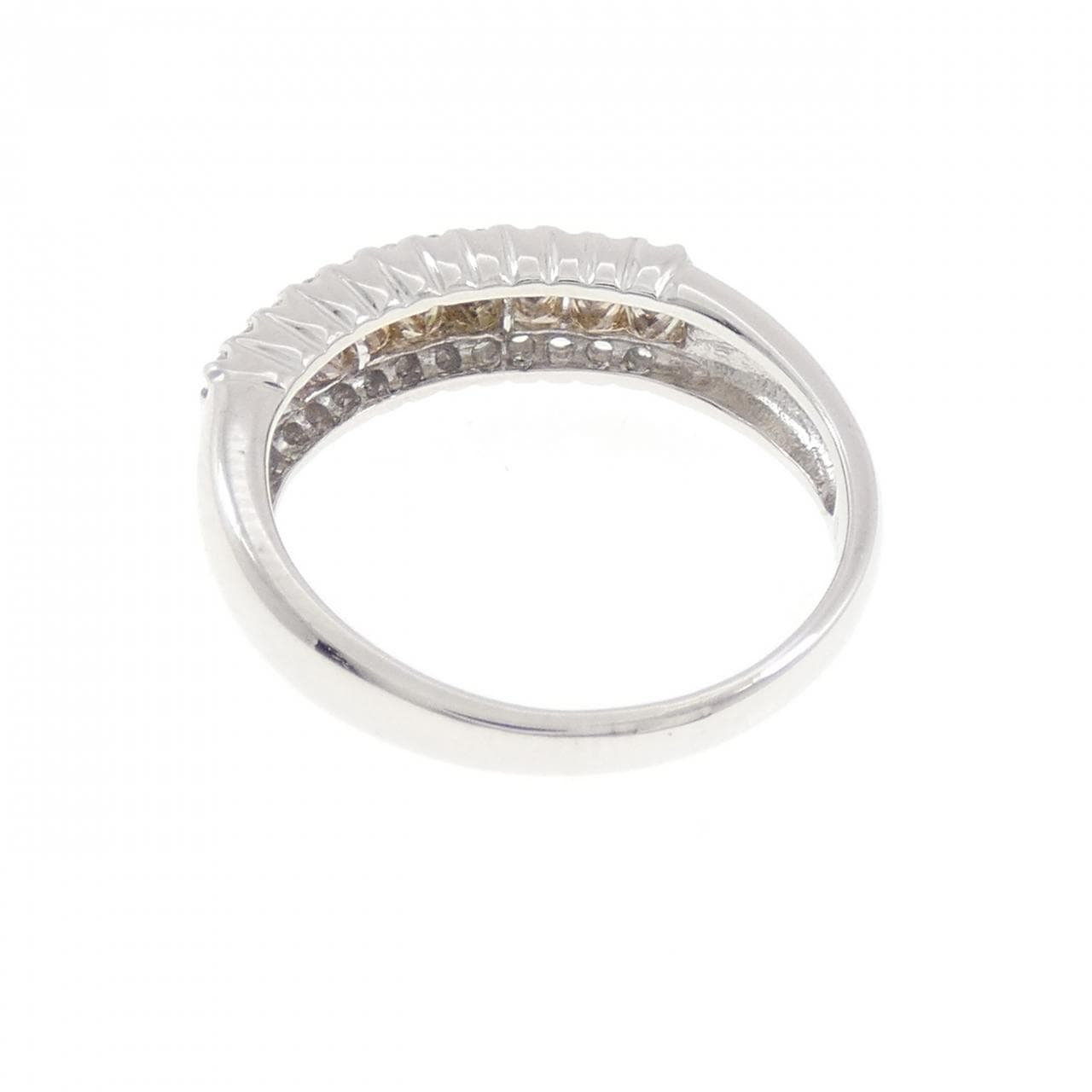 K18WG ダイヤモンド リング 0.70CT