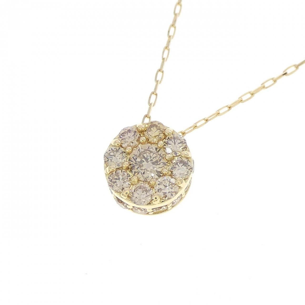 K18YG ダイヤモンド ネックレス 0.30CT