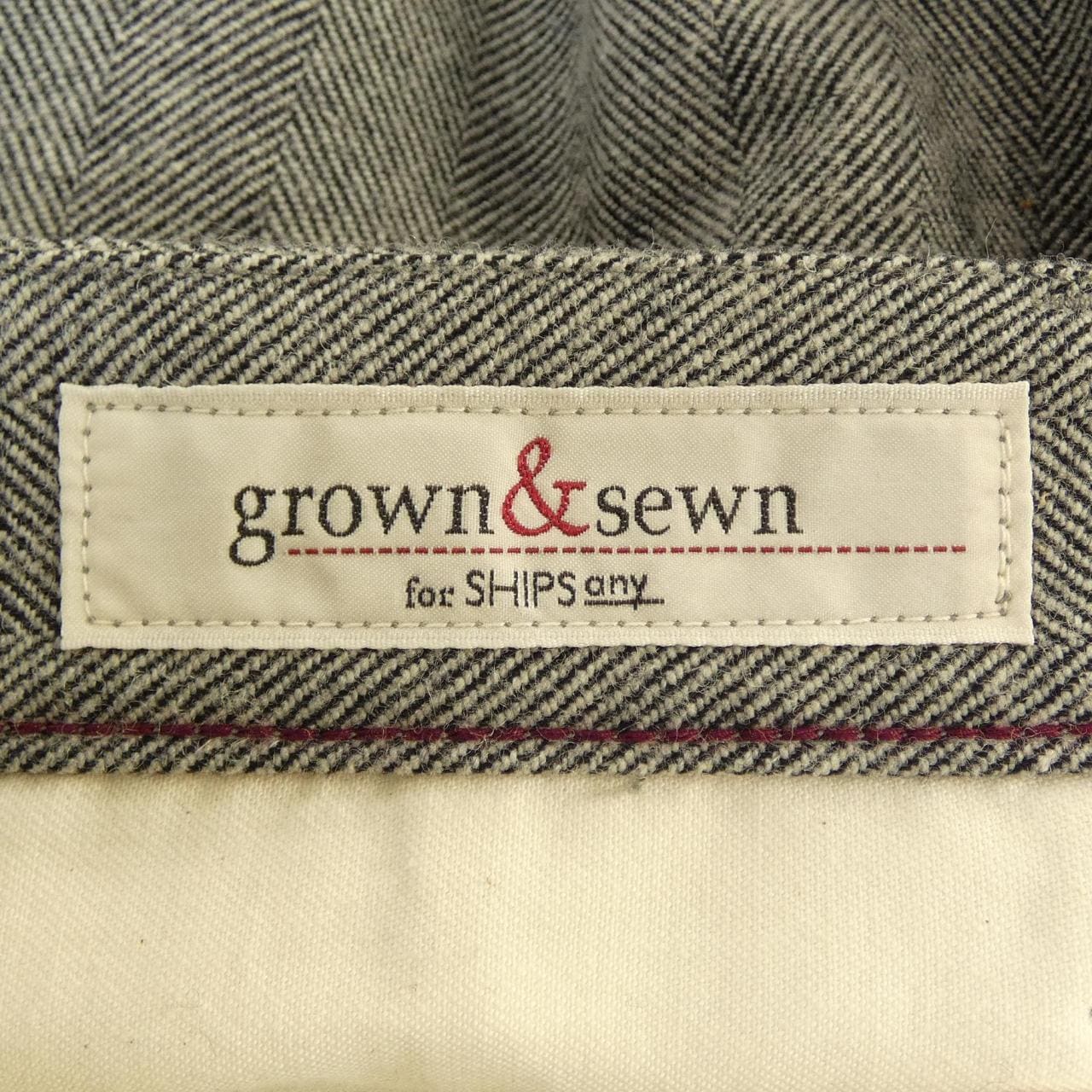 グロウンアンドソーン GROWN&SEWN 723-18-0001 パンツ