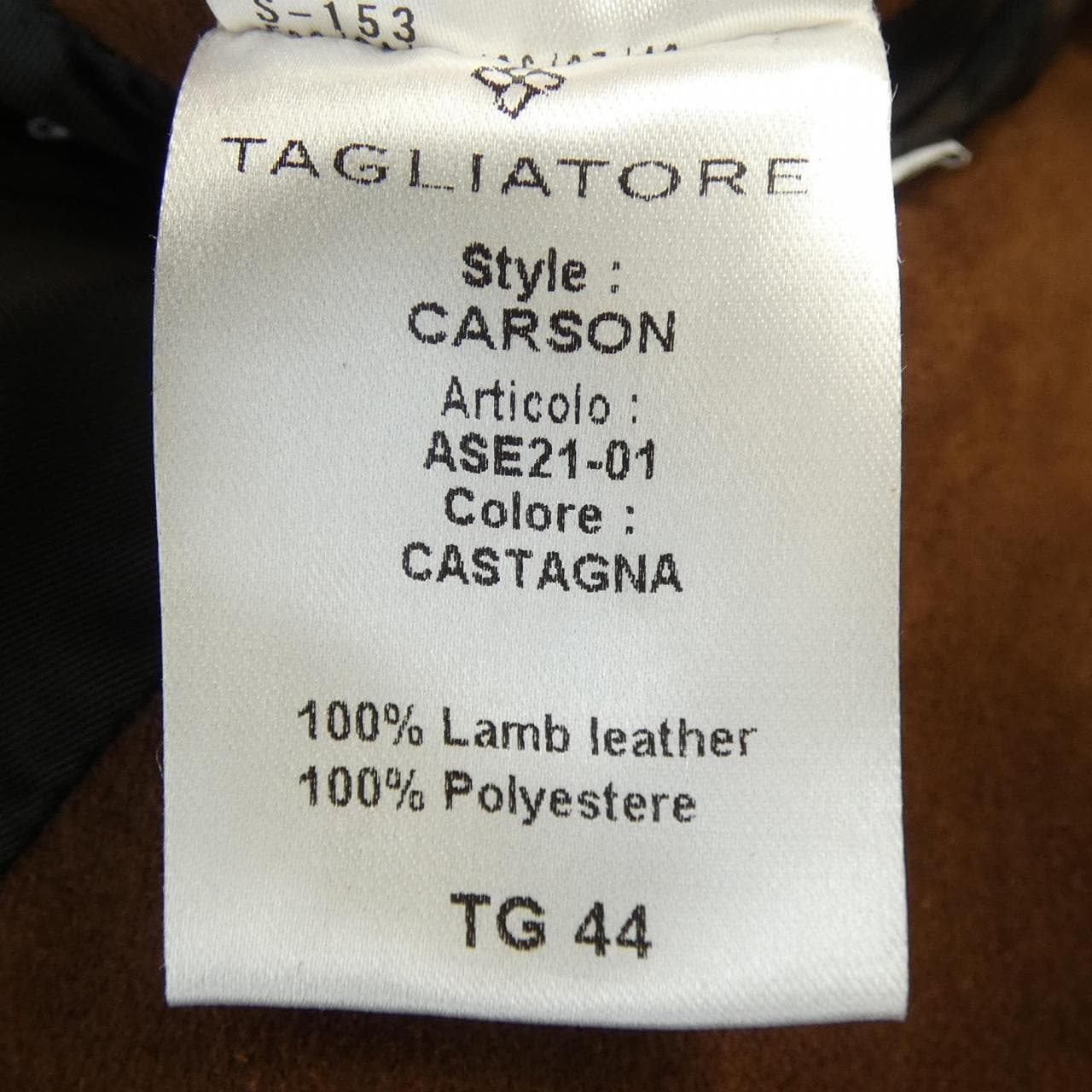 タリアトーレ TAGLIATORE ASE21-01 レザージャケット