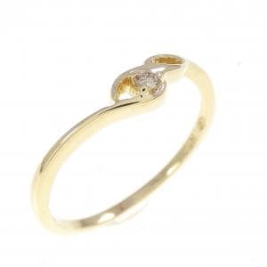 K18YG ダイヤモンド リング 0.03CT