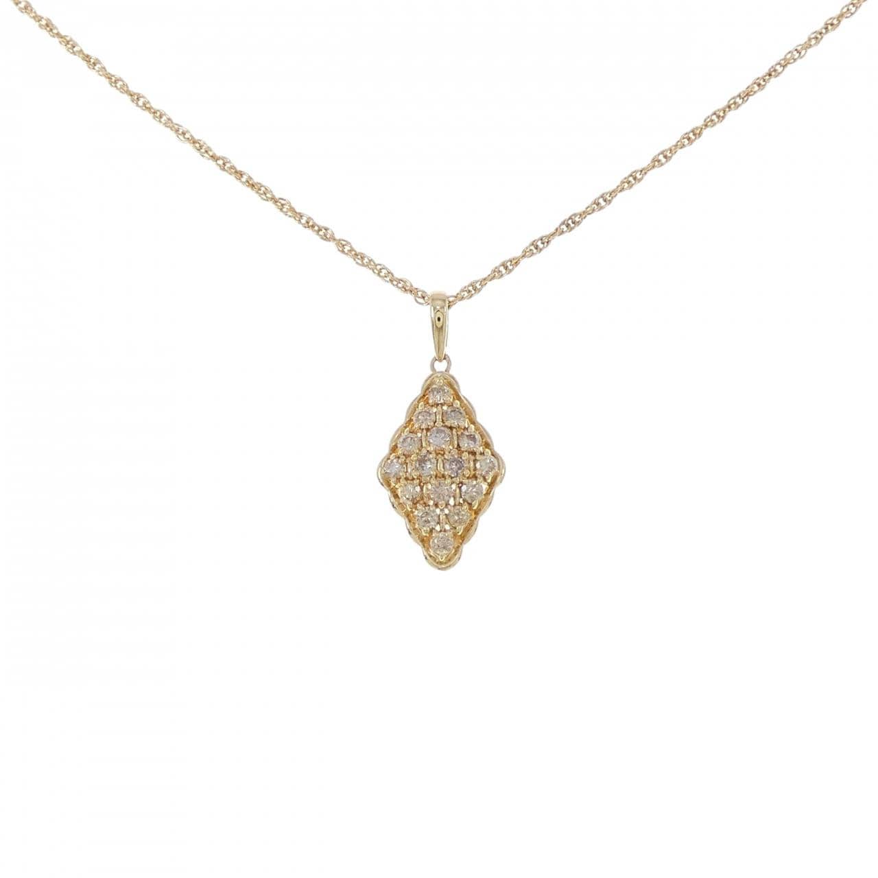 K18YG ダイヤモンド ネックレス 0.50CT