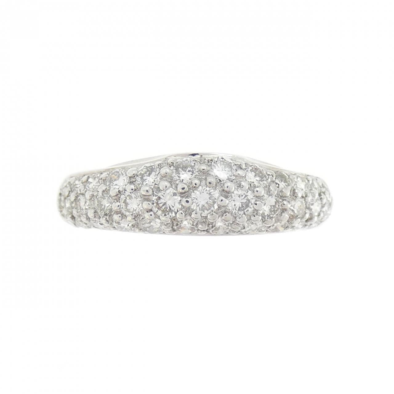 PT900 パヴェ ダイヤモンド リング 0.65CT
