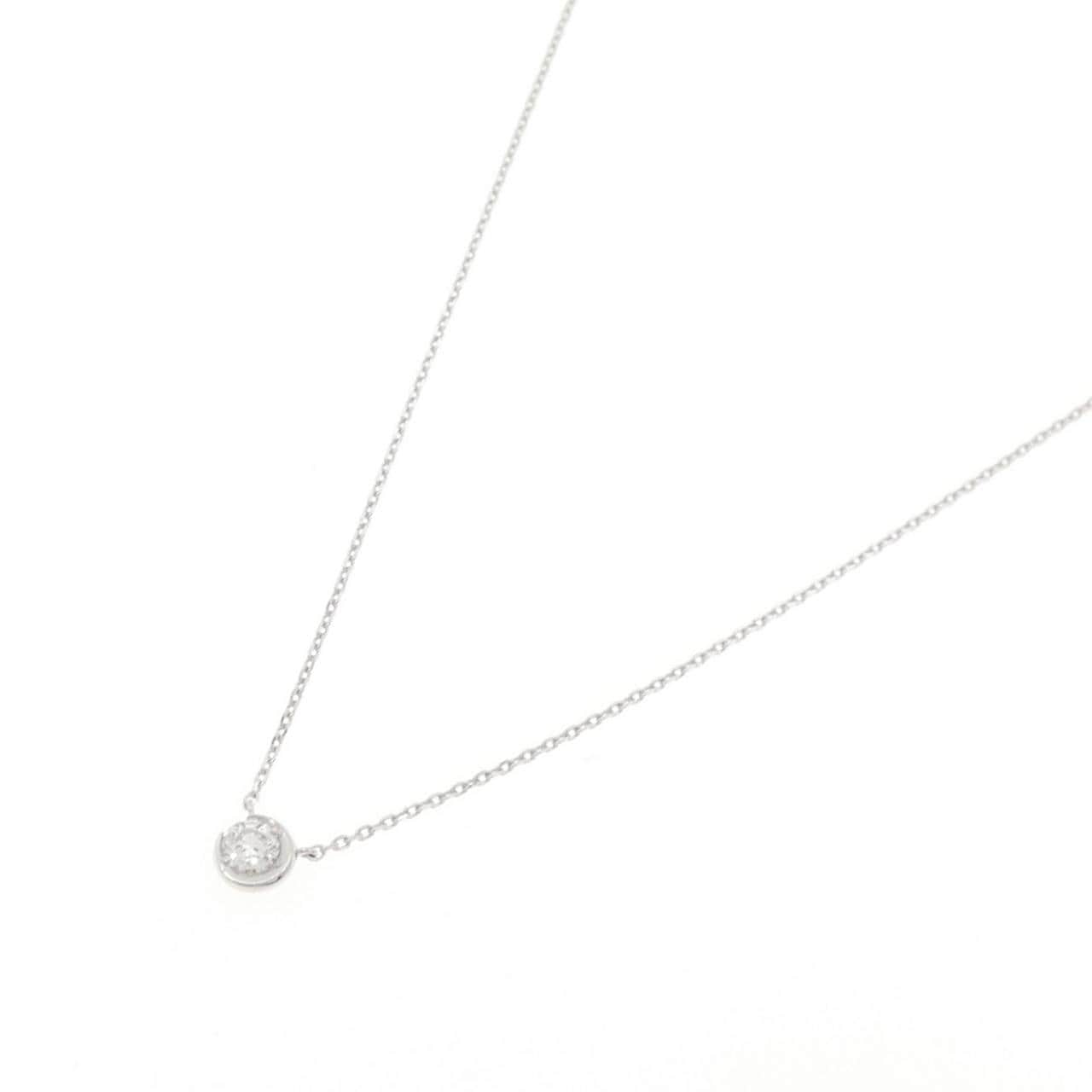 STAR JEWELRY Moon Setting Necklace 0.10CT
