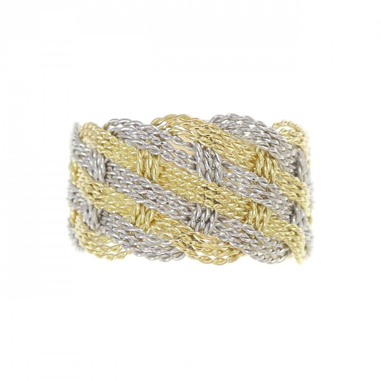 K18YG/PT900 リング