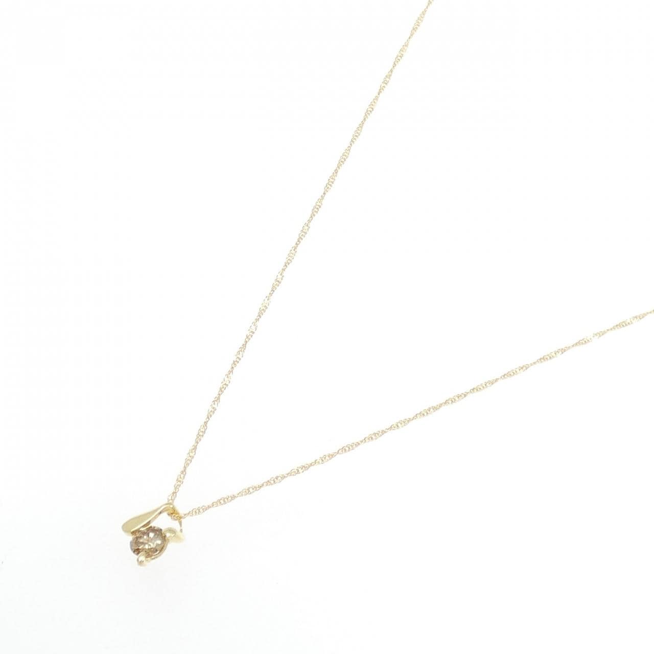 K18YG ダイヤモンド ネックレス 0.2CT