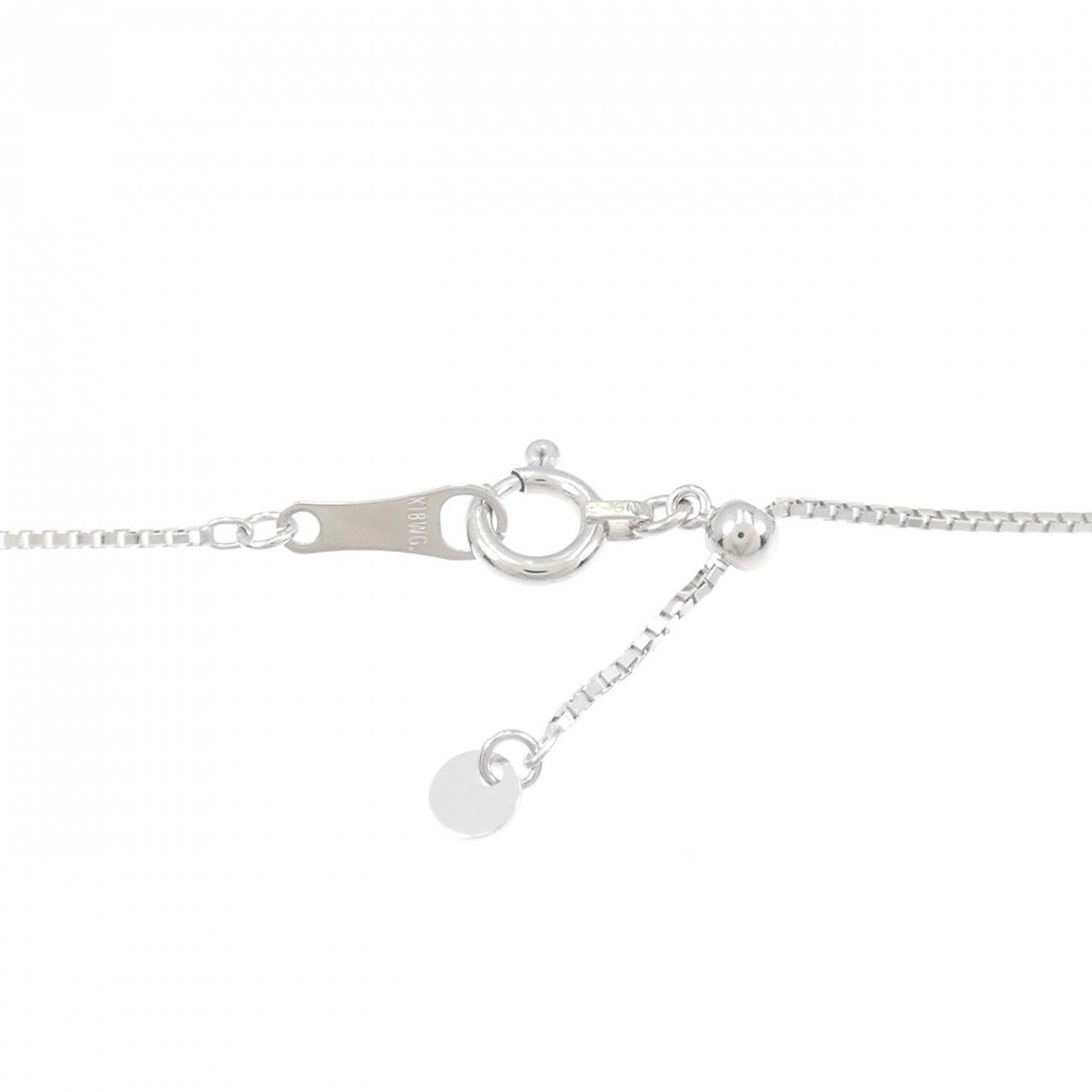 K18WG ダイヤモンド ネックレス 0.95CT