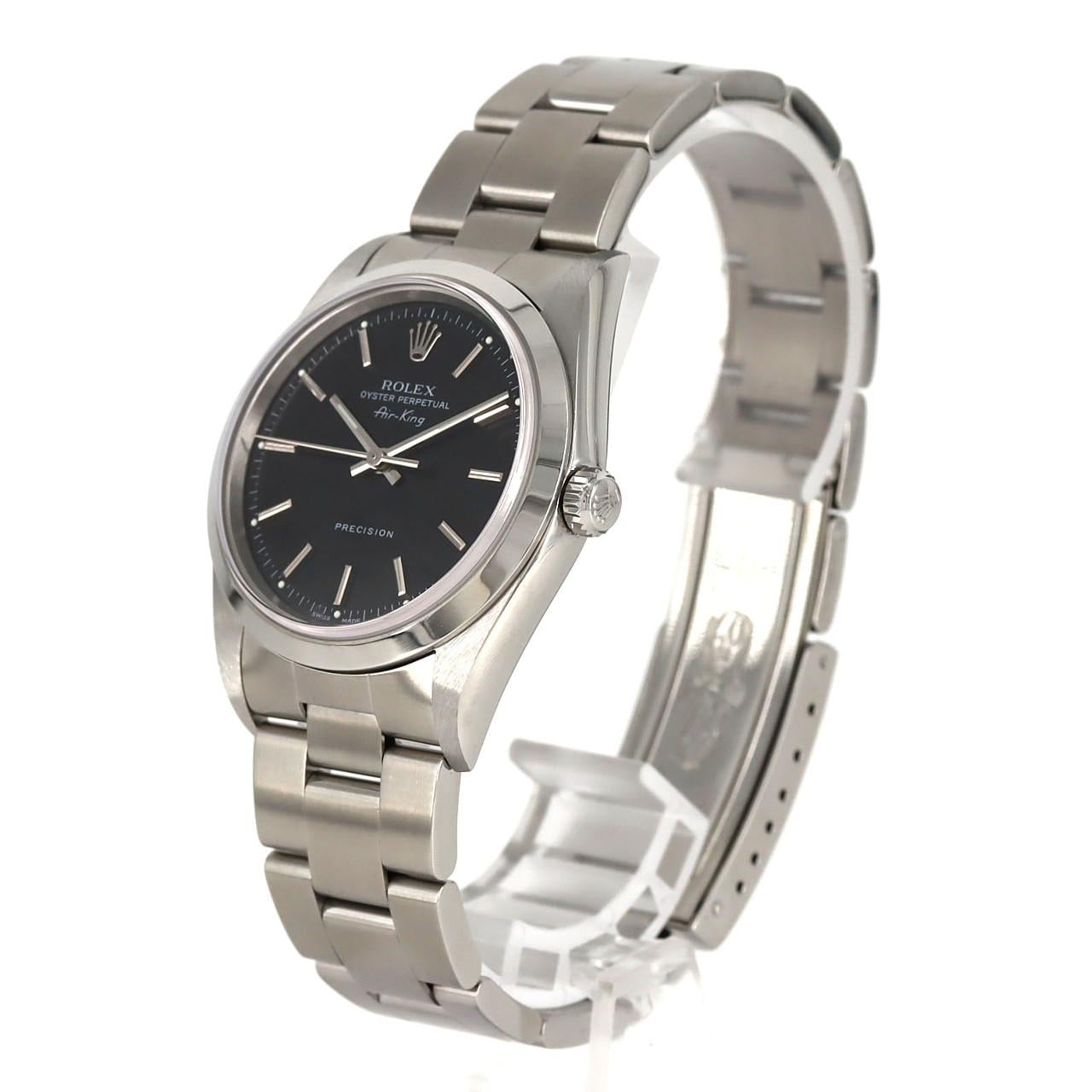 ロレックス エアキング 14000M SS 自動巻 F番