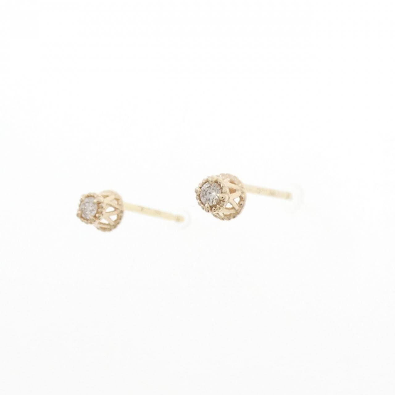 アガット ダイヤモンド ピアス