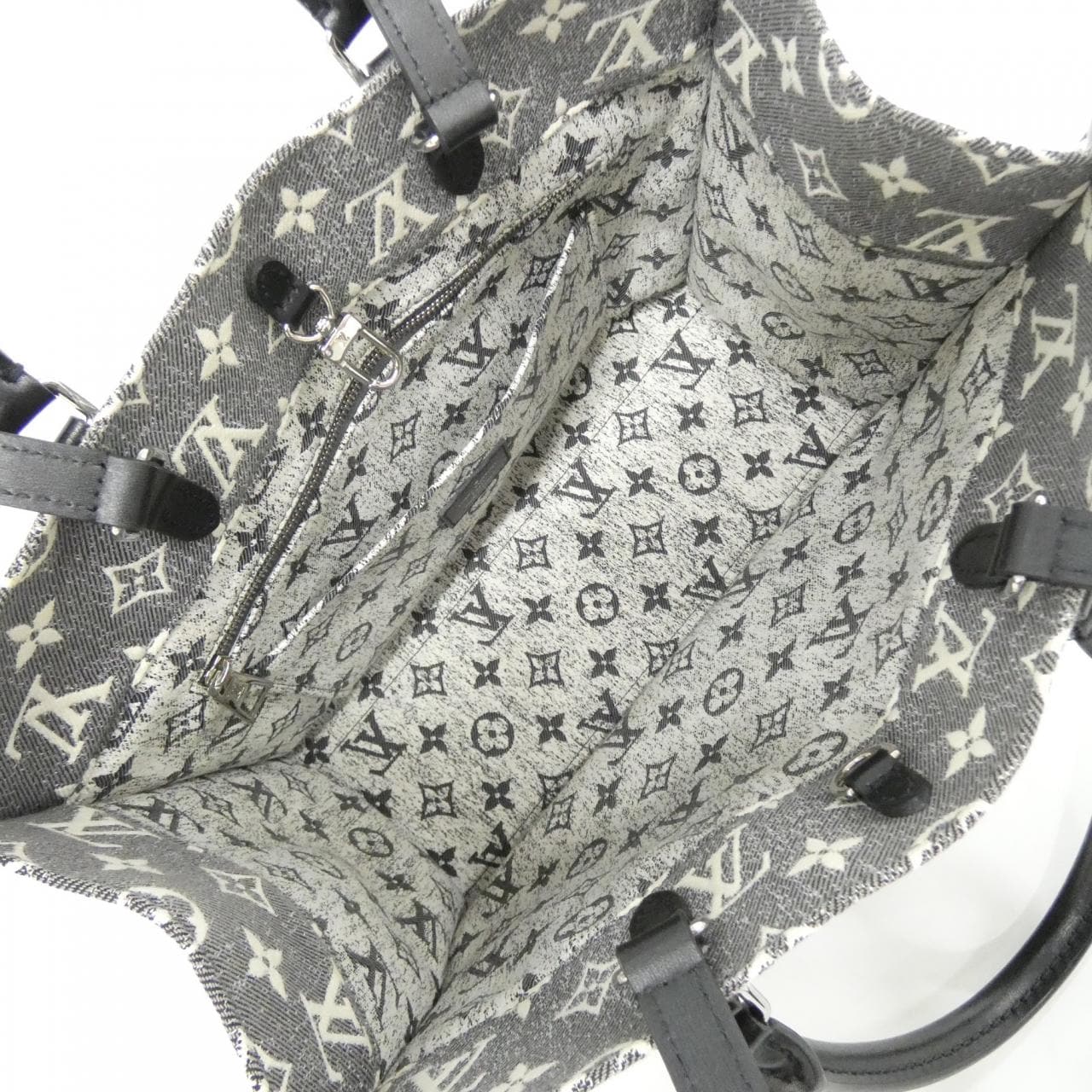 ルイヴィトン モノグラム ジャカード キャンバス オンザゴー MM M46448 バッグ