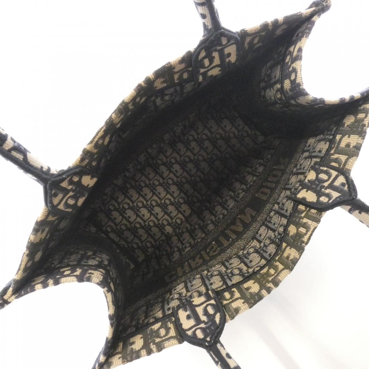 クリスチャンディオール DIOR OBLIQUE ディオール ブック トート ミディアム M1296ZRIW バッグ