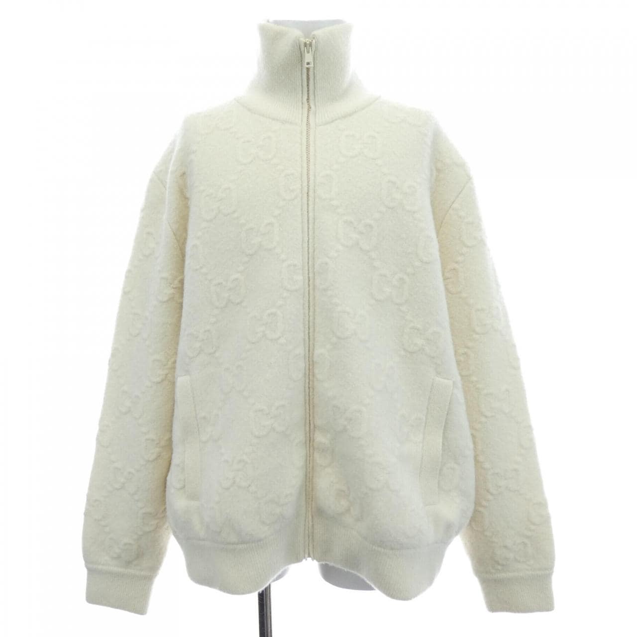 Gucci GUCCI GG絨面羊毛拉鏈夾克770643 XKDO6夾克