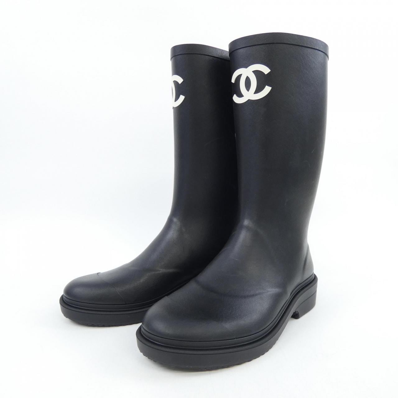 シャネル CHANEL ハイブーツ G39620X56326 ロングブーツ