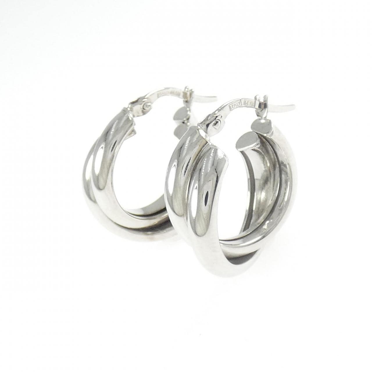 14KTWG フープ ピアス