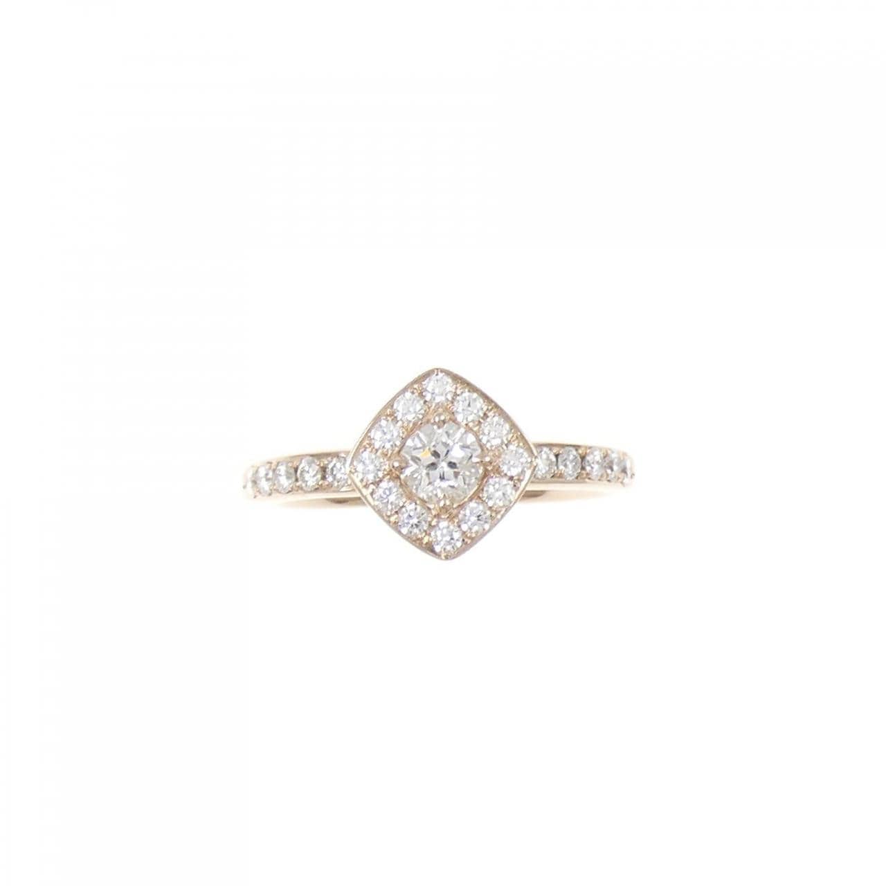 K18PG ダイヤモンド リング 0.142CT