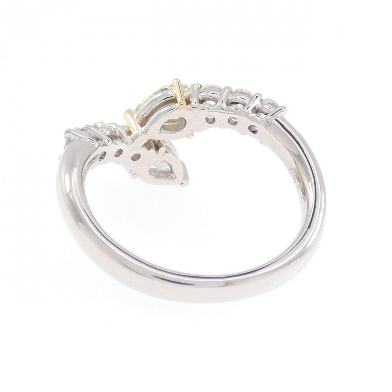 PT900/K18YG ダイヤモンド リング 0.805CT