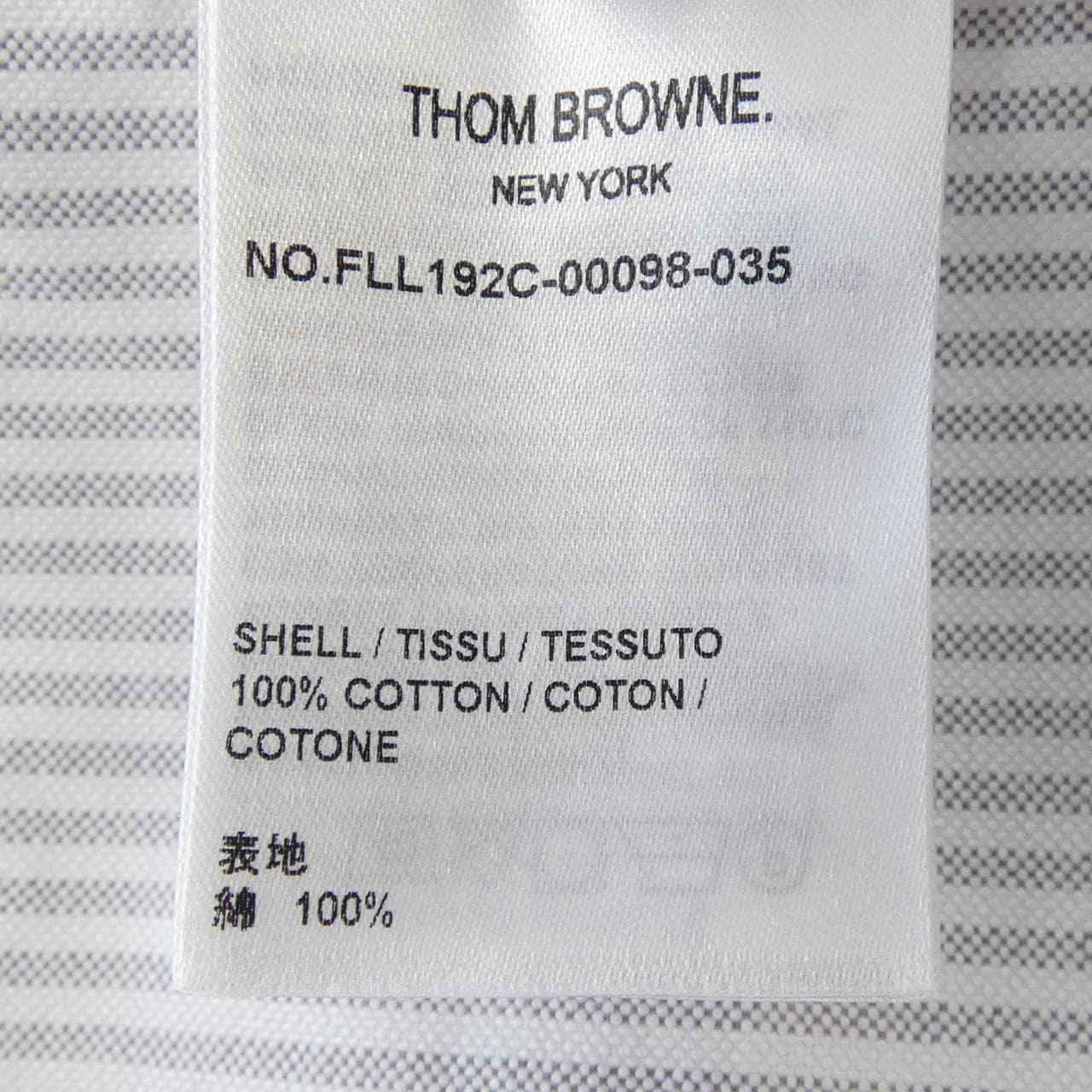 トムブラウン THOM BROWNE リボンブラウス FLL192C シャツ