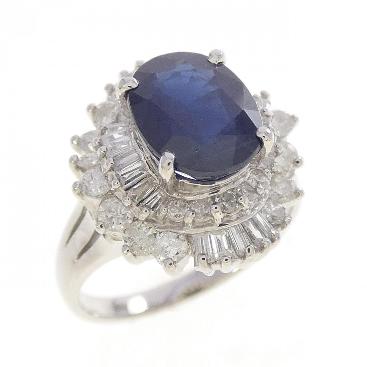 PT900 サファイヤ リング 2.00CT