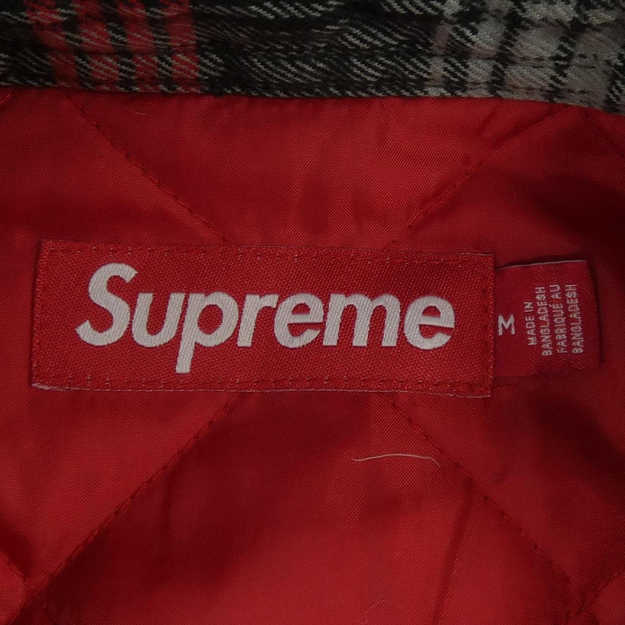 シュプリーム SUPREME Quilted Lined Flannel Sna シャツ