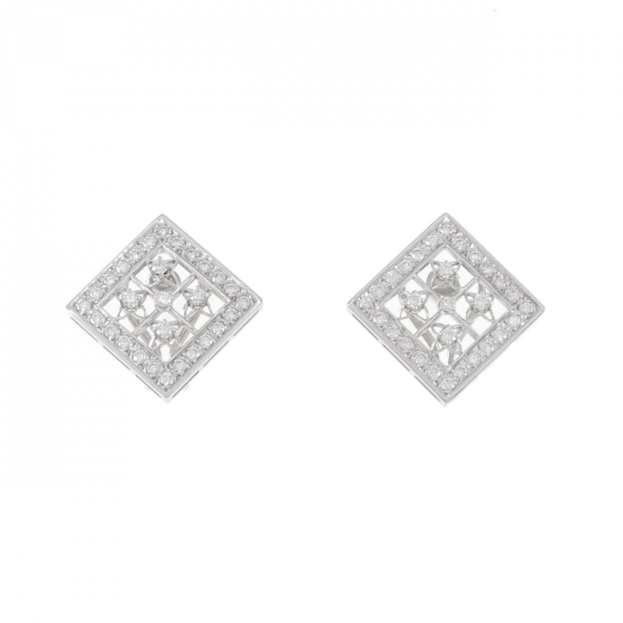 MIKIMOTO Diamond Earrings 0.84CT