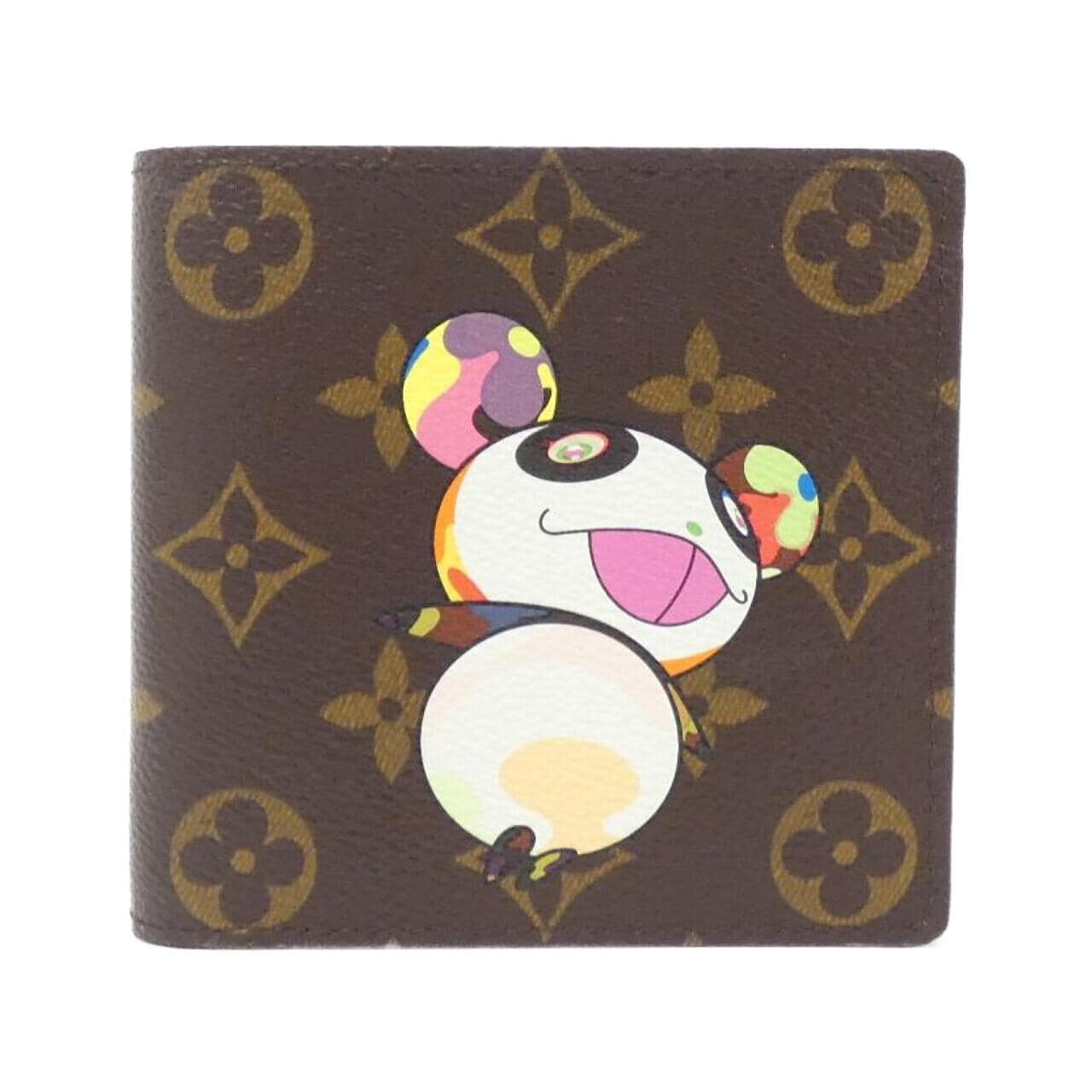 LOUIS VUITTON Monogram Panda Porte Bier Cult Credit Monet M61666 錢包