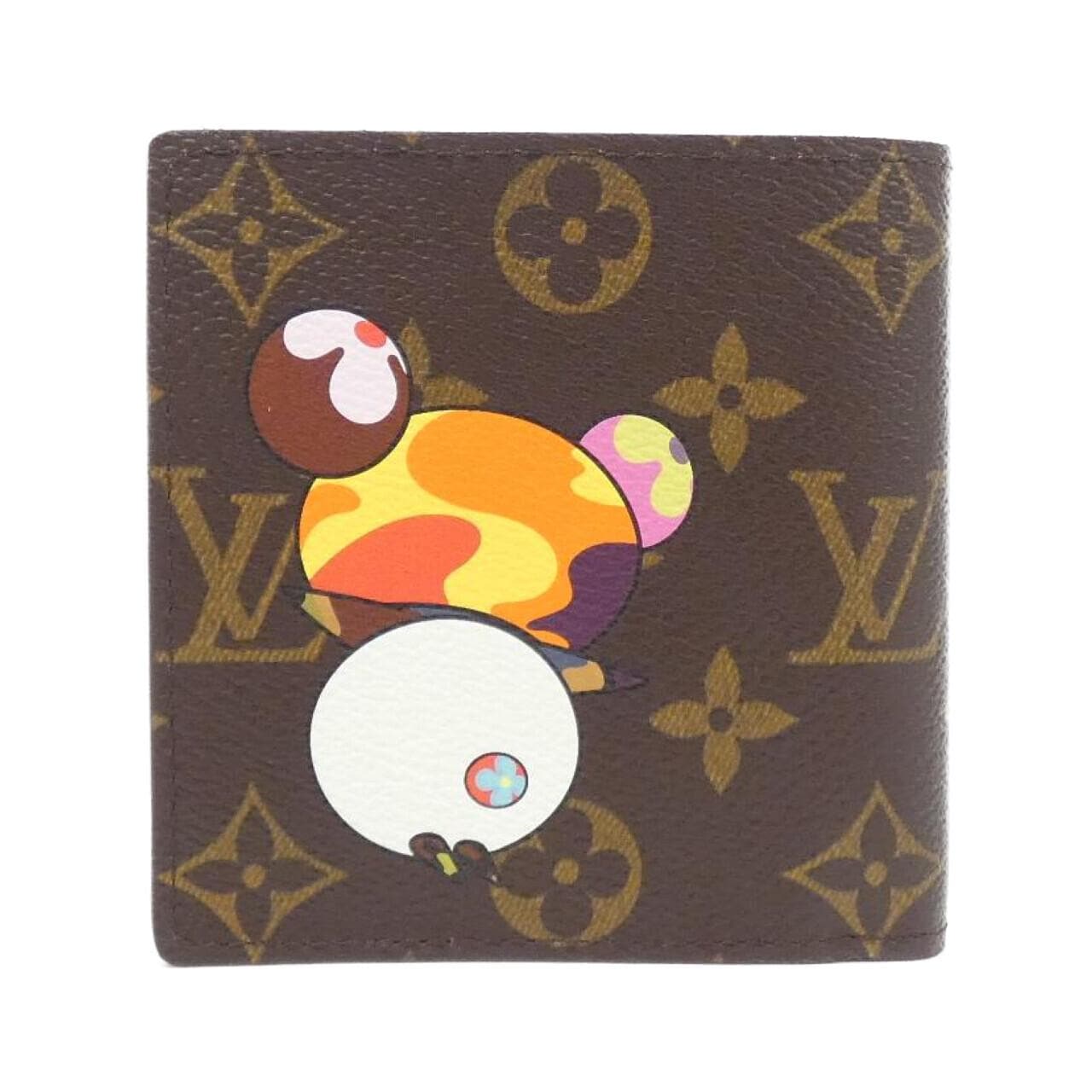 LOUIS VUITTON Monogram Panda Porte Bier Cult Credit Monet M61666 錢包