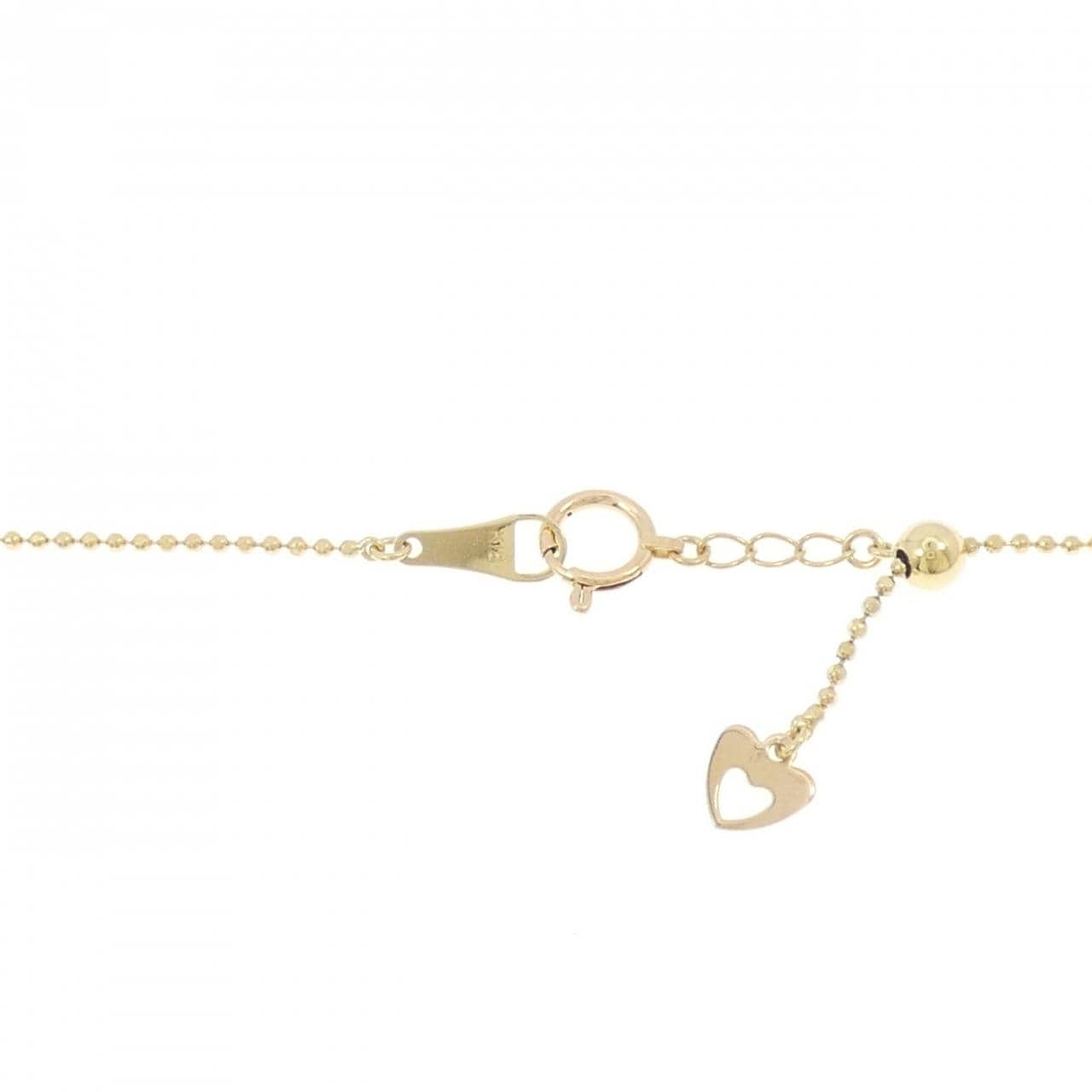 18K Yellow OPAL Necklace 0.82CT