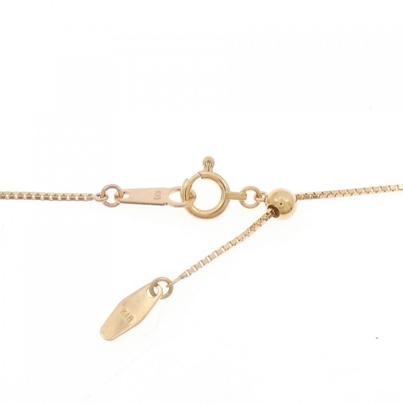 K18PG ダイヤモンド ネックレス 0.535CT