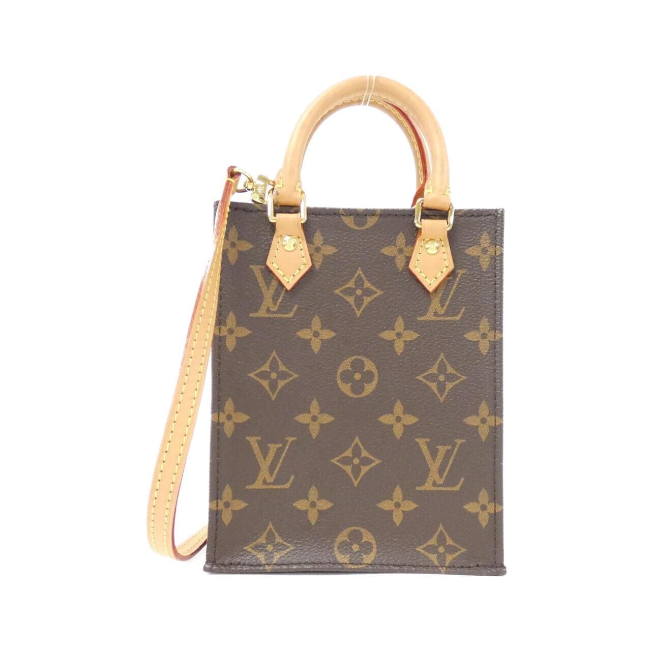 LOUIS VUITTON Monogram Petite Sac Plat M69442 Bag