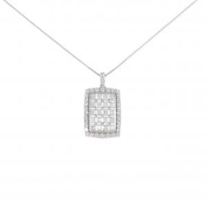 【新品】PT900/PT850 ダイヤモンド ネックレス 2.00CT